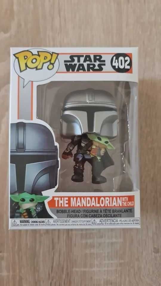 POP! Star Wars Mandalorian & the child Grogu, ръчно изработена фигурка