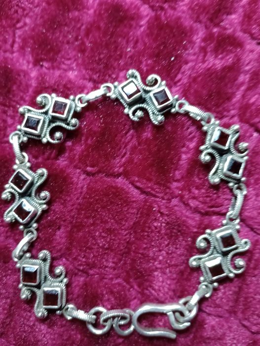 Set argint 925,made in italy,lucrate manual model unicat!