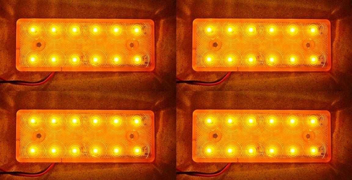 1 бр. диодни Лед LED габарити светлини лампи 12-24V  3 цвята