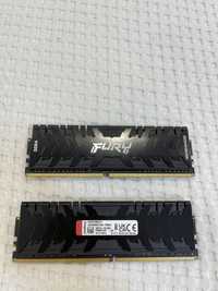 Memorie RAM (Kingston FURY) 2 x 8 GB (16GB), DDR4, 3200, CL 16