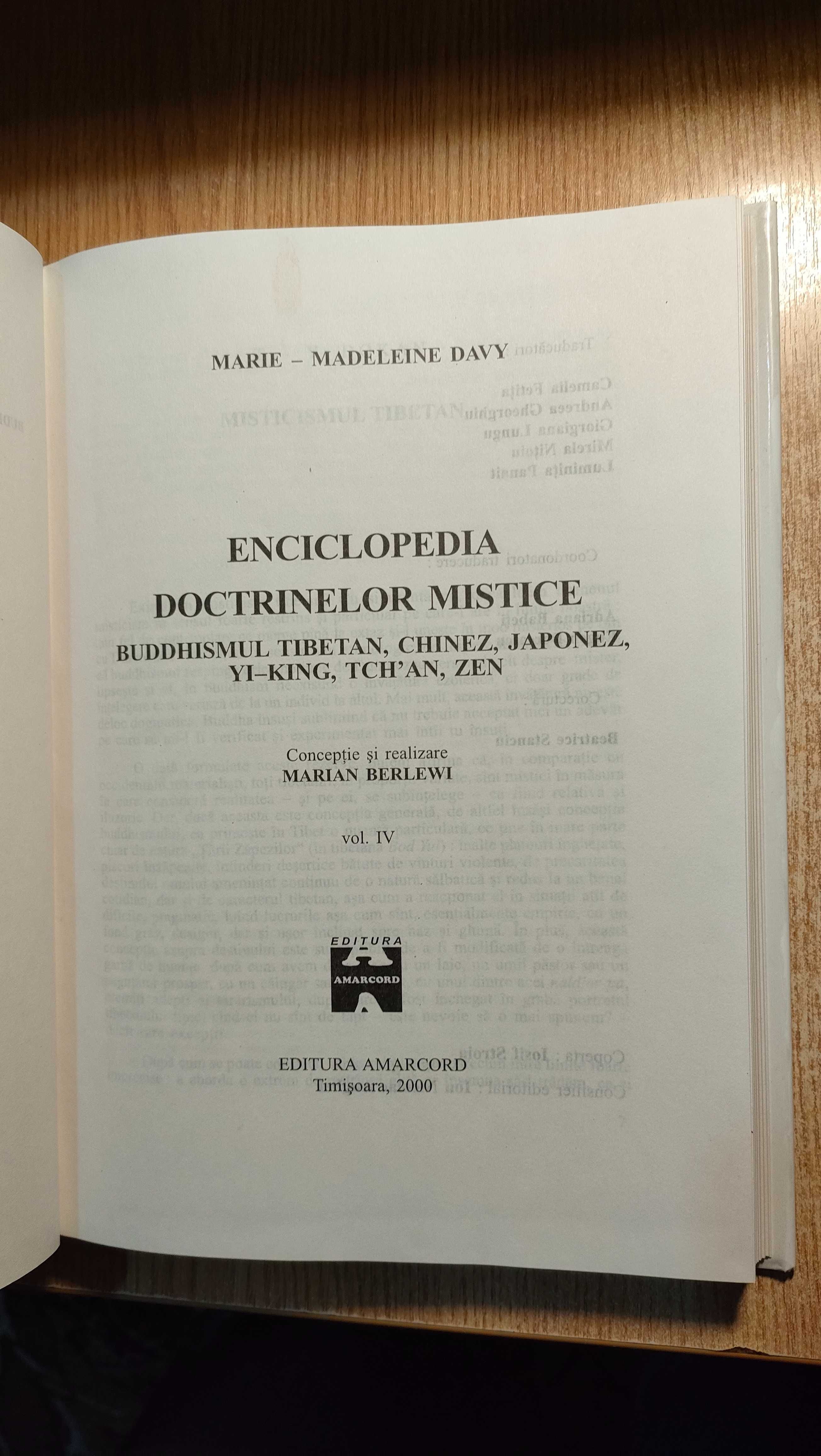Enciclopedia doctrinelor mistice - Marie-Madeleine Davy - 4 volume