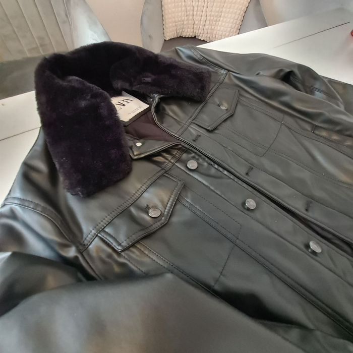 Мъжко кожено яке "ZARA "