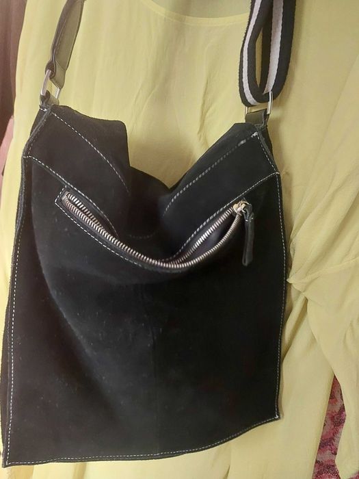 FERRAGAMO/LONGCHAMP Original 100% Кожа Голяма чанта 60/35 см.