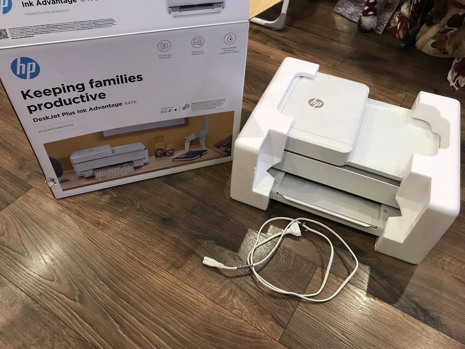 HP DeskJet Plus 6475 мастиленоструен цветен 3в1 принтер
