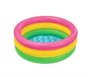 Piscină gonflabila pentru copii, rotunda, 3 inele, 120x25cm, 100litri
