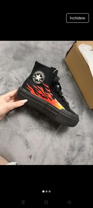 Converse all star chuck flame