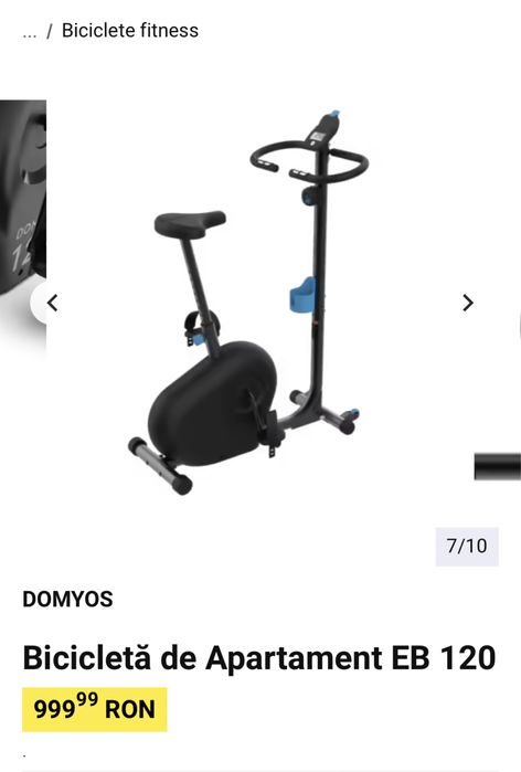 Bicicletă de Apartament EB 120 produs nou