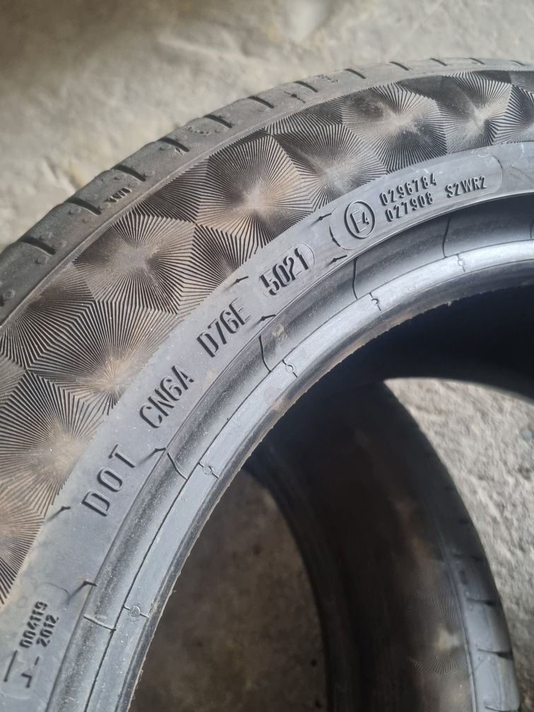2 x Anvelope vara 215/50/R17 91Y XL Continental Contact 6 DOT (5021)