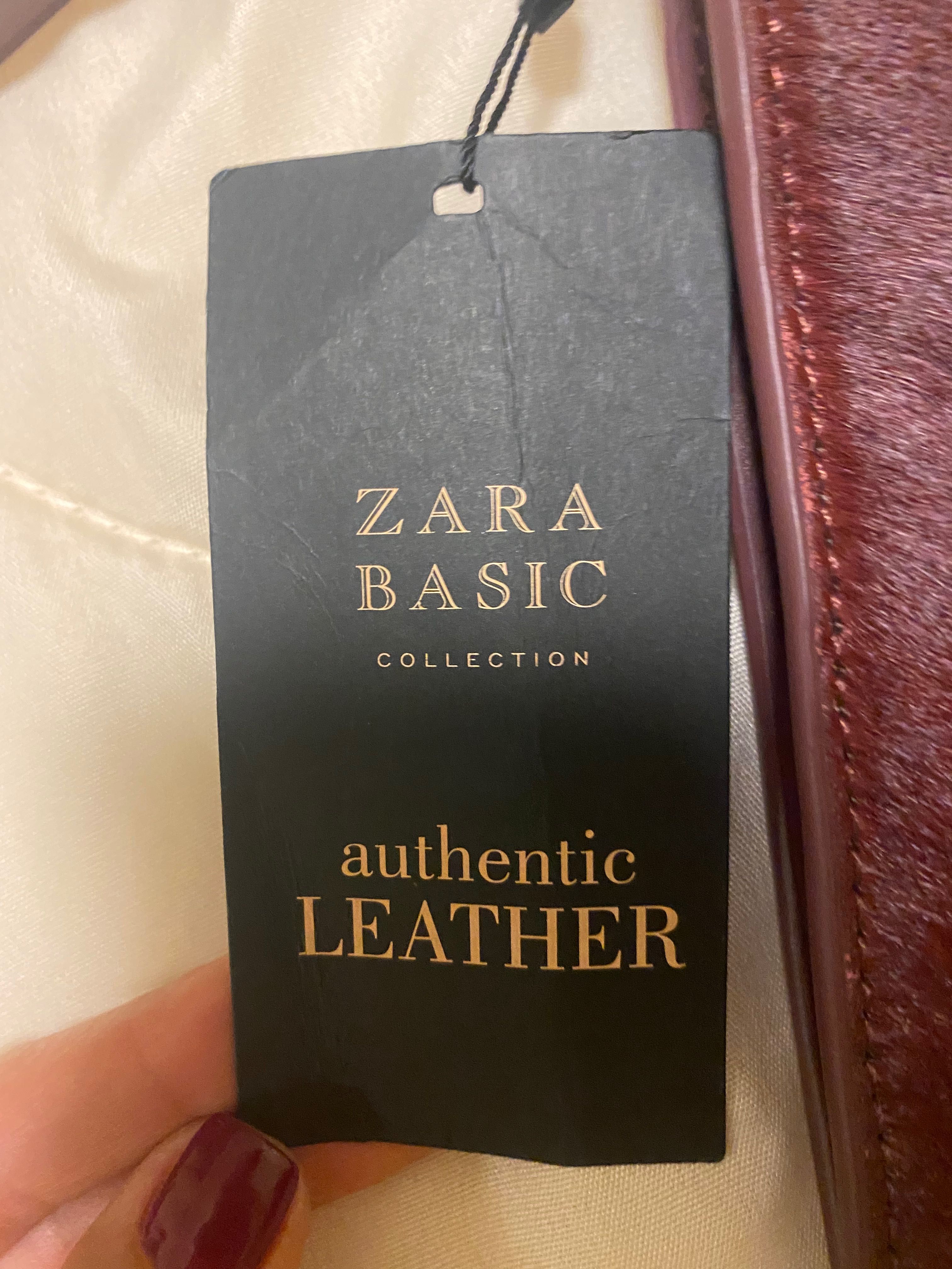 Нова кожена чанта Zara