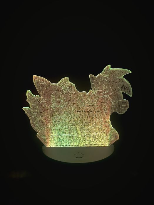 LED лампа на Sonic & Tails