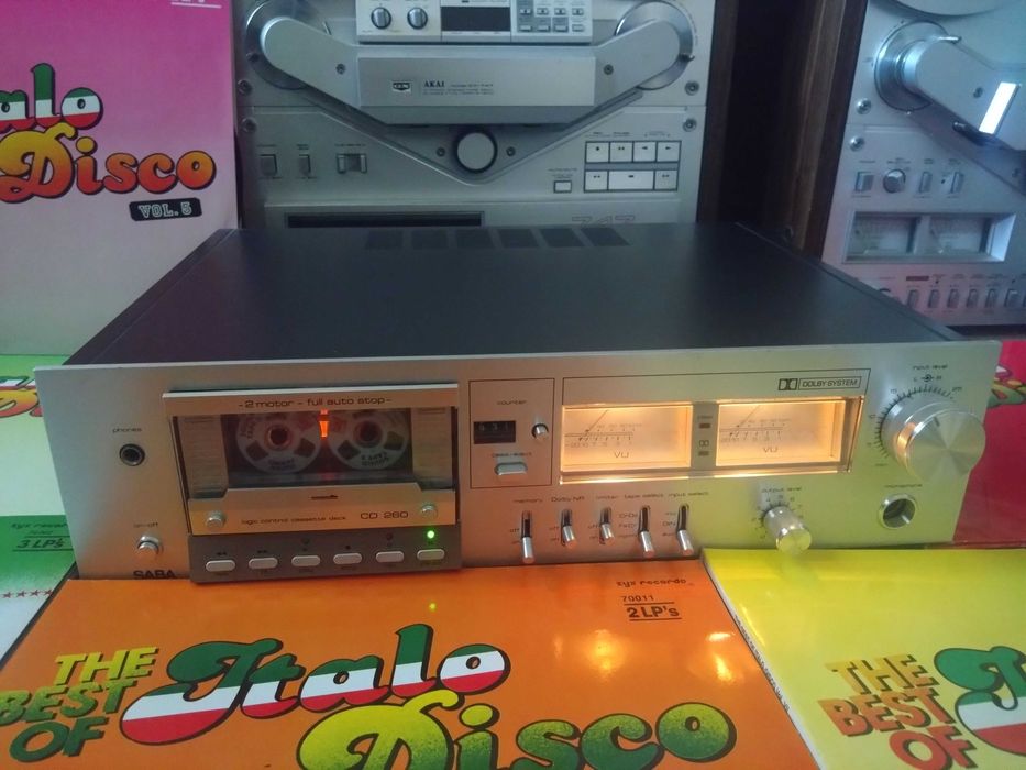 Casetofon deck Saba CD-260 Argintiu 2-Head 2-Motor