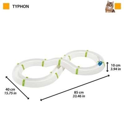 Ferplast Typhon - играчка за котки - писта с топче