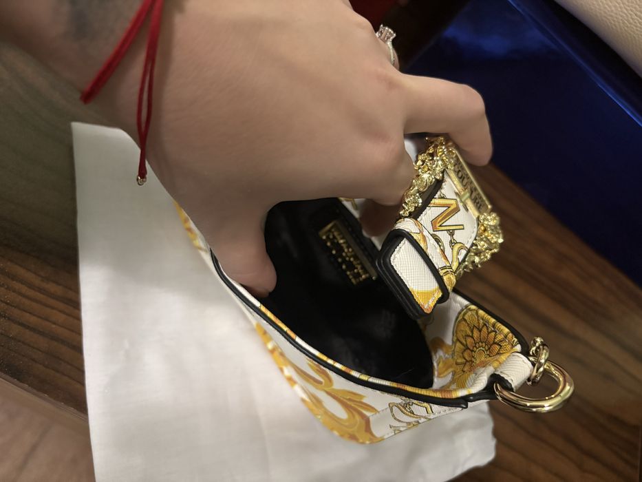 Чанта versace оригинална естествена кожа