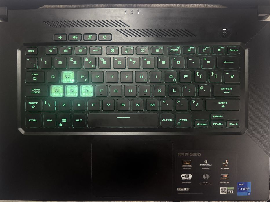 RTX3060/16/512 - Asus TUF Dash F15