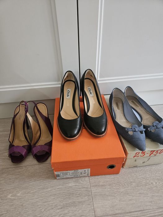 Продам большой пакет обуви Clarks, Marc Jacob's, Polini и.т.д