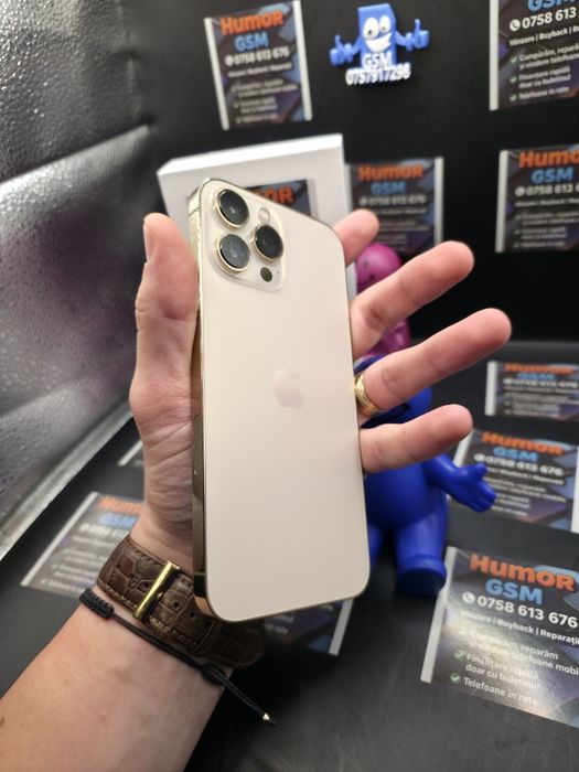 iPhone 13 Pro Max / Gold / 128GB / 100% / Garantie / Rate