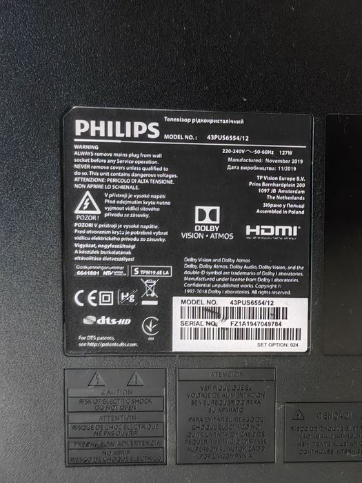 Philips TV PUS6554/12