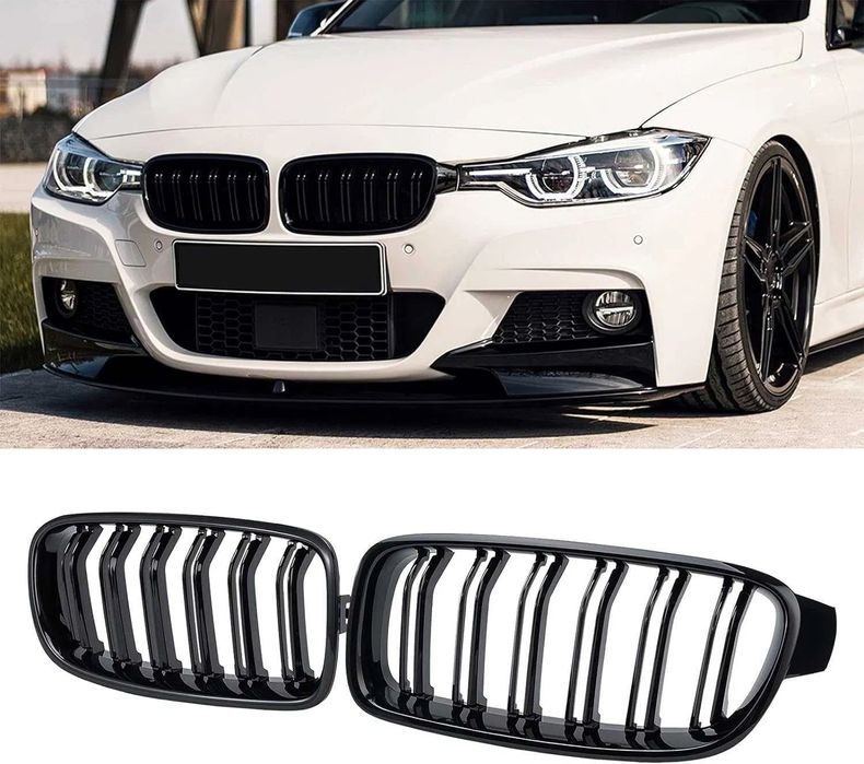 Двойни Бъбреци Решетки Черен гланц BMW F30 F31 F35