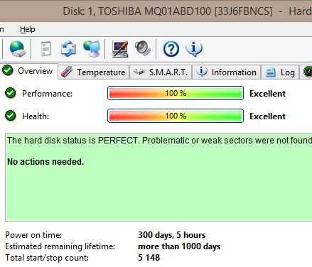 1TB HDD / Хард диск Toshiba 2.5''