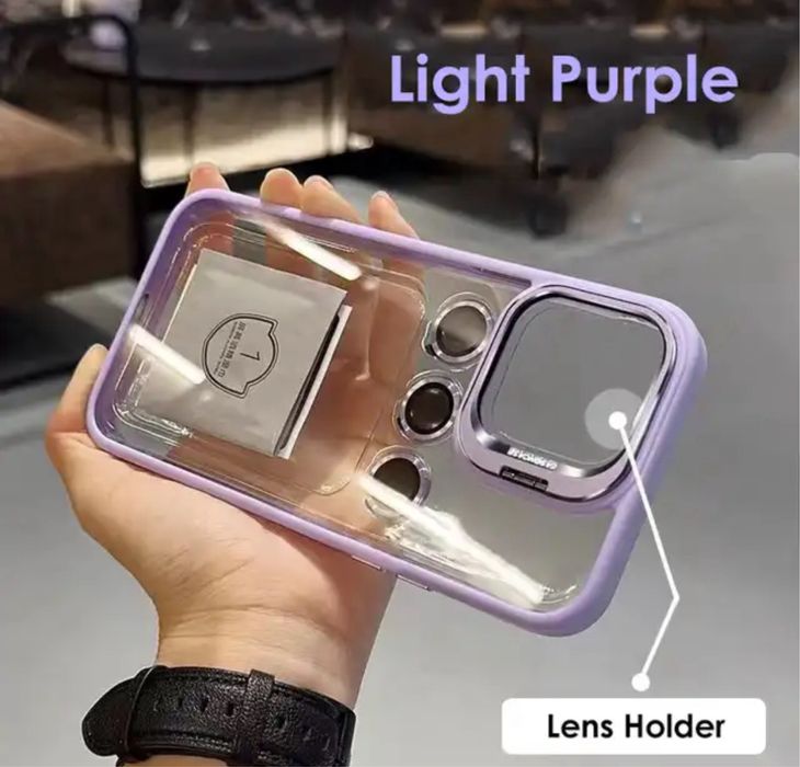 Iphone 14/15/16/PRO/PLUS/PRO MAX - Husa Hybrid + Folie Camera Lens