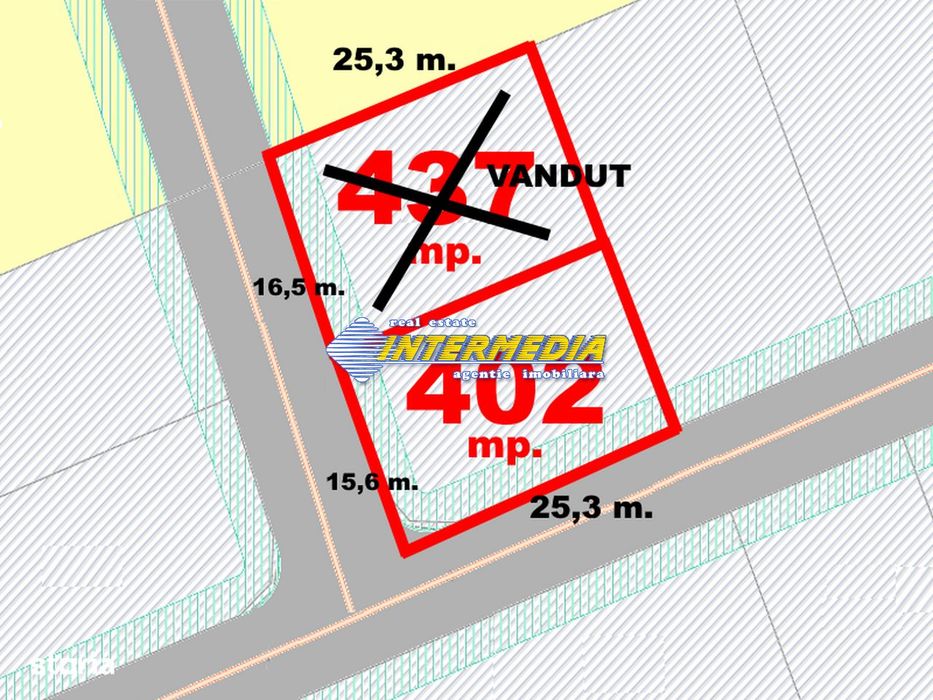 Vanzare Teren Intravilan 402 mp. Alba Micesti cu PUZ aprobat