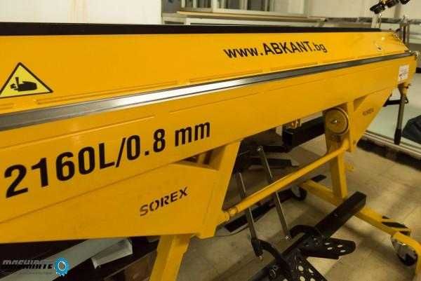 Продавам чисто нов ръчен абкант SOREX -  2160мм. / мобилен /.