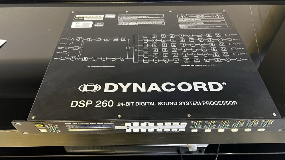 Цифровой процессор управления акустическими системами DYNACORD DSP260