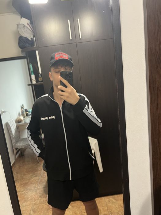 Hanorac palm angles negru