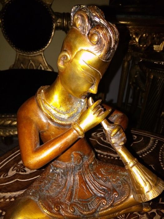 Superbe sculpturi muzicanți din bronz Art-Deco