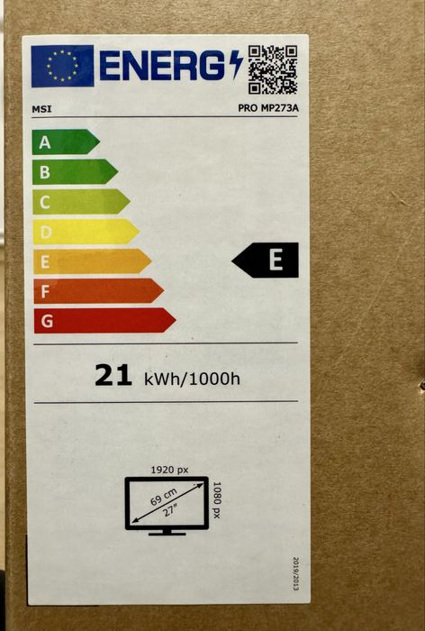 Монитор MSI PRO MP273A, 27 инча
