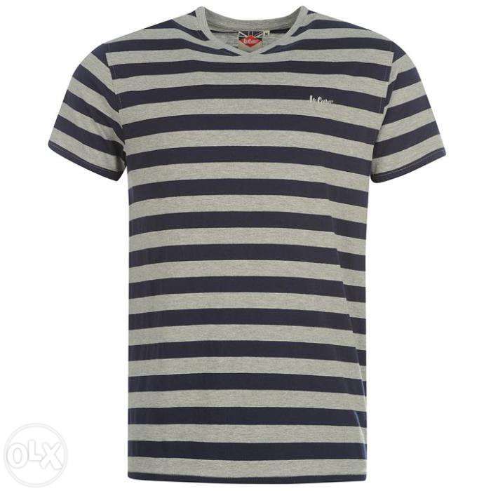 Tricou Lee Cooper Neon Stripe pentru Barbati original reducere