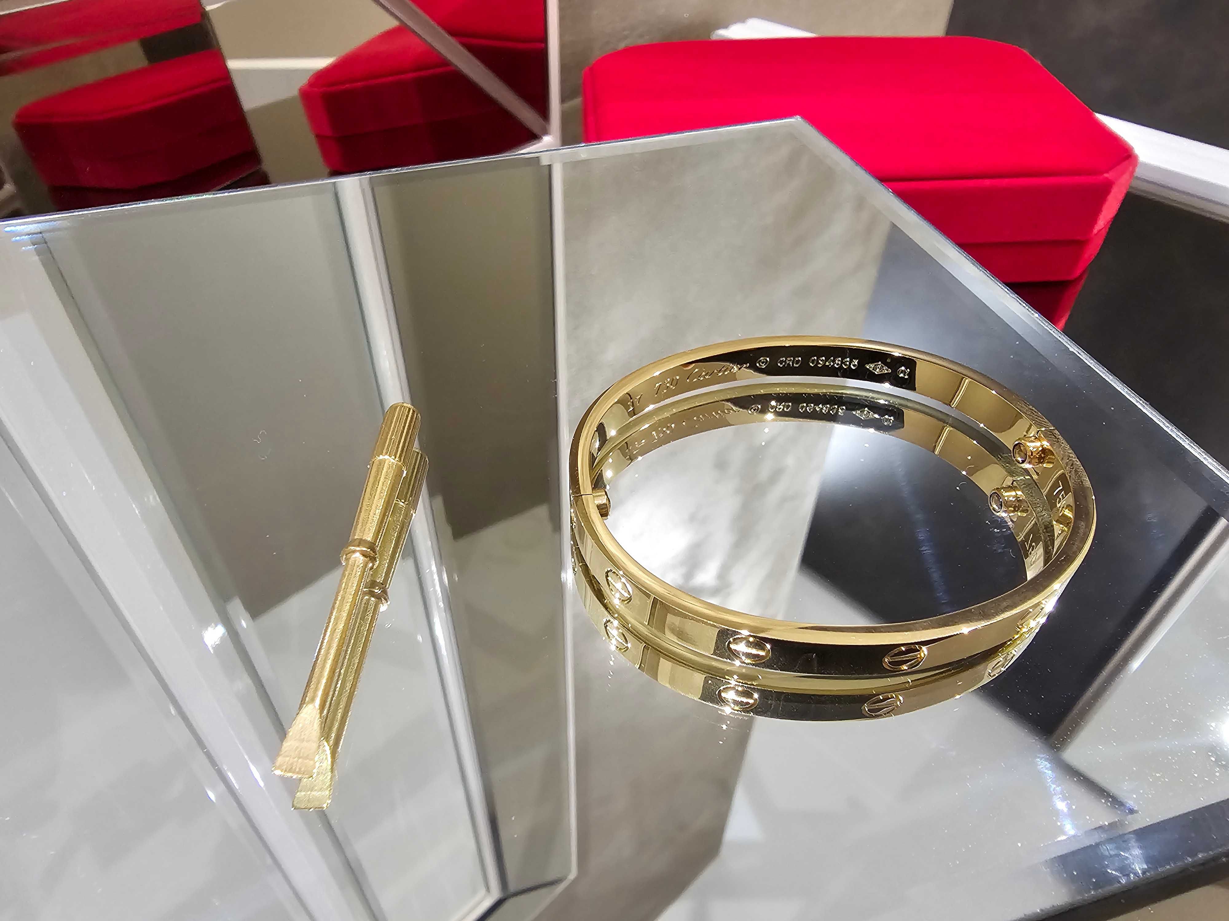 CARTIER Love Gold Гривна с Отверка