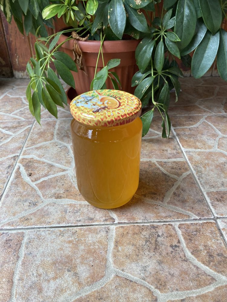 Домашно отгледан мед (рапица, слънчоглед и букет от билки)