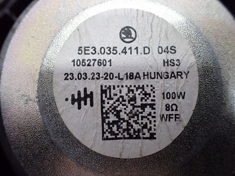 Difuzoare woofer OEM Skoda Octavia 4/Enyaq echipare Canton de fabrica
