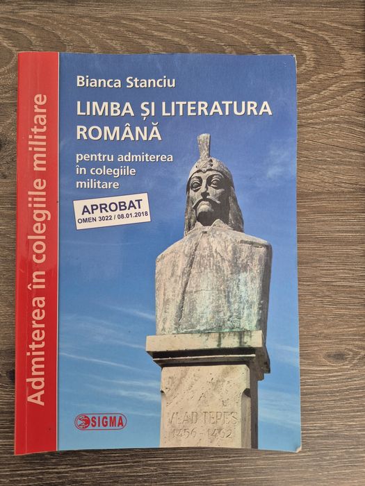 Cărți pentru admiterea în colegiile militare