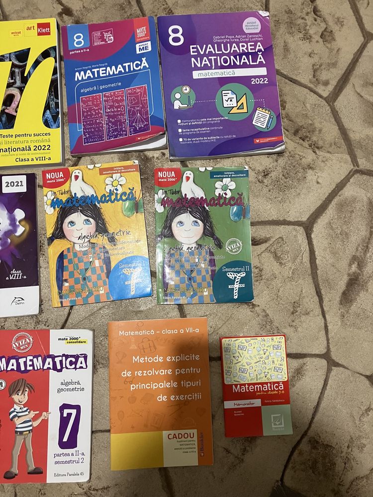 Teste matematica și romana pt evaluarea naționala