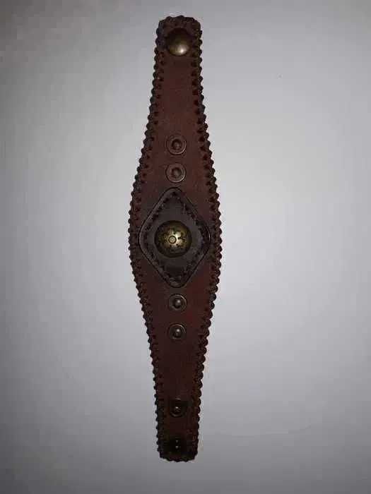 Bratara din piele model Rock