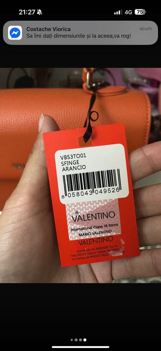 Geanta Valentino nouă cu etichetă