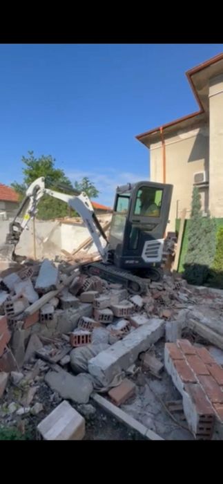 Услуги с мини багер