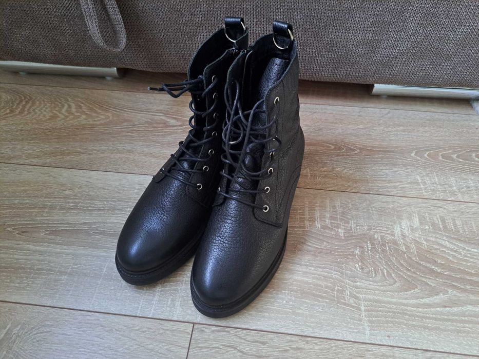 Ghete damă Image (Otter), piele naturală, mărimea 38