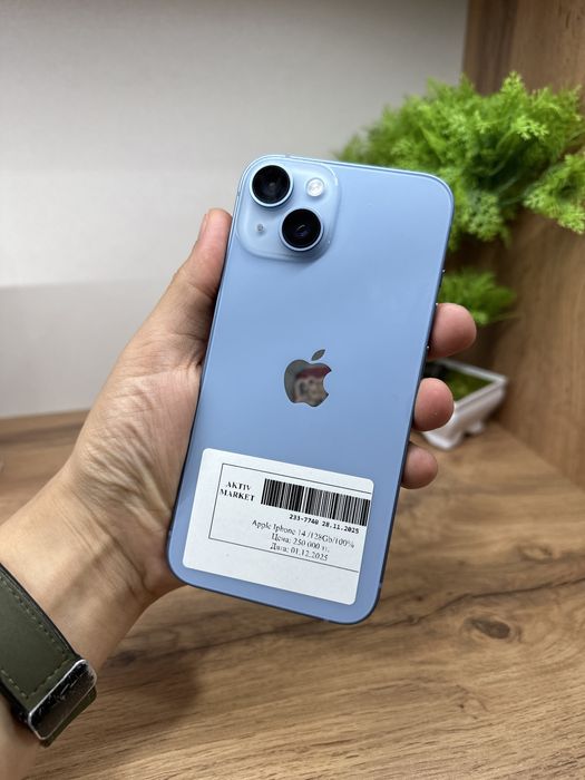 Apple Iphone 14/128Gb/100% •Рассрочка до 1 года• Актив Маркет