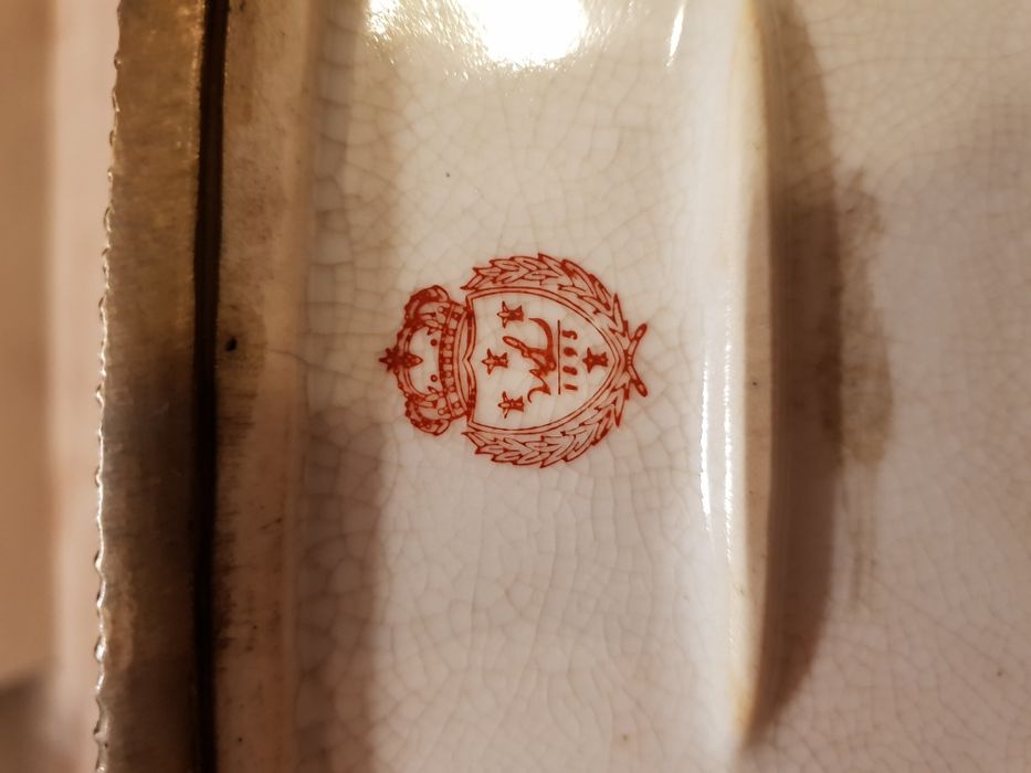 Set vaza decorativa si suport trabucuri/bomboniera an 1895