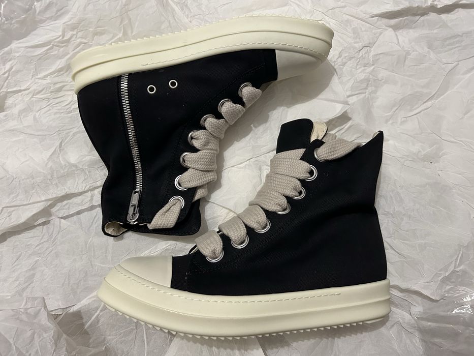 Adidasi Rick Owens DRKSHDW Ramones Jumbo Laces High