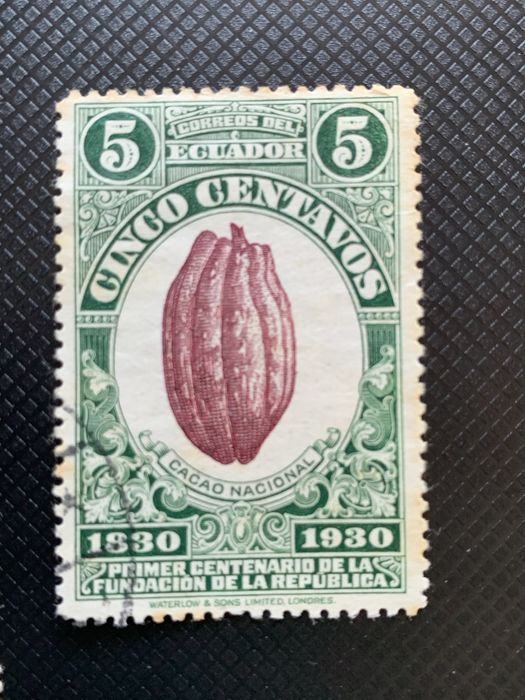 Timbre rare Ecuador 1930