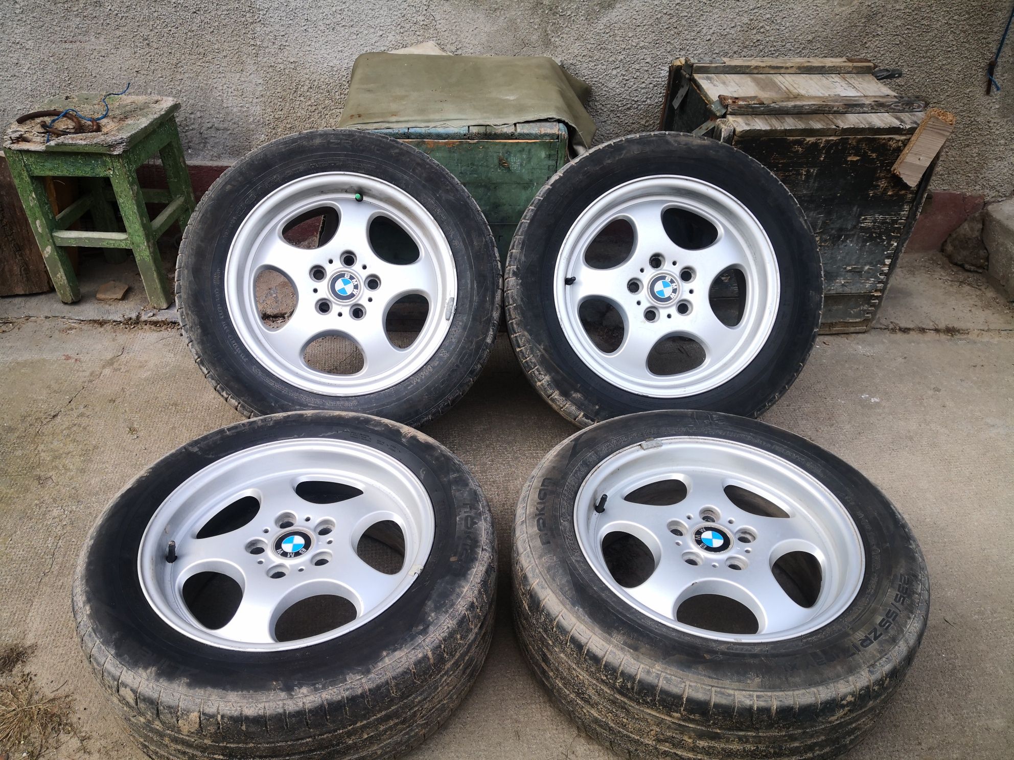 Jante aliaj originale bmw x3 5x120 r17 / anvelope vara 800lei set