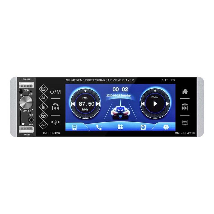 Mp5 player 5.1, Radio, Bt, Telefon, asistent Vocal, dvd auto