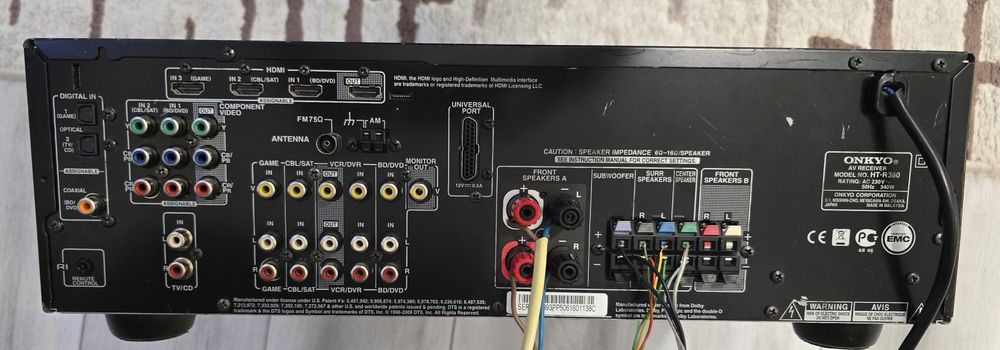 Onkyo TX-DS575 , HT-R380 , DX 6820 , SC 295