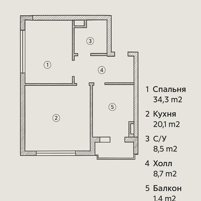Chimgan hills, 2 xonali tayyor kvartira