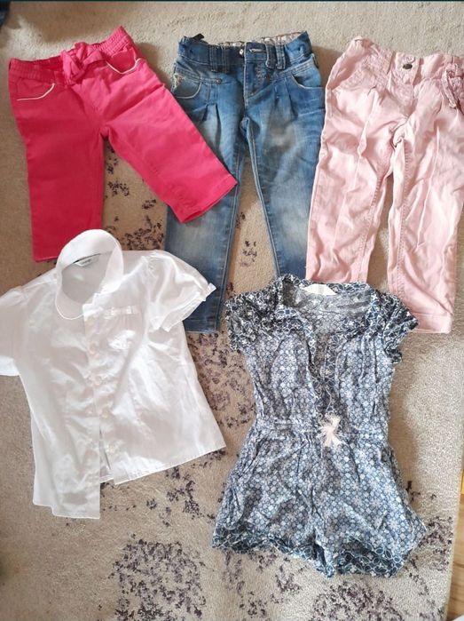 blugi pantaloni 3 sferturi salopeta camasa 3 ani 98 104 next h&m