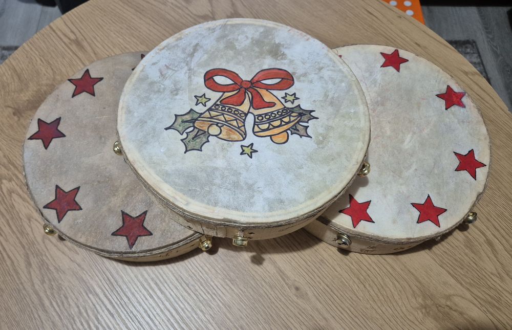 Vand toba / duba pentru colindat – piele naturala de caprioara